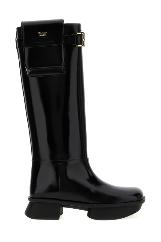 Черевики PRADA 'Equal' Чорні 1W983NFD040055F0002 Черевики PRADA 'Equal' Чорні 1W983NFD040055F0002