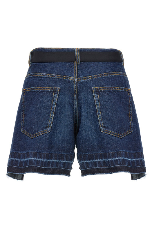 Wool insert shorts Blue