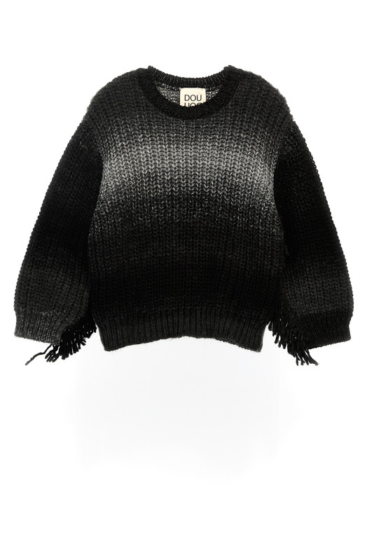 Светр з бахромою Сірий DOUUOD DT9P40W0134930GR Светр з бахромою Сірий DOUUOD DT9P40W0134930GR