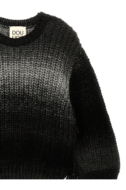 Светр з бахромою Сірий DOUUOD DT9P40W0134930GR Светр з бахромою Сірий DOUUOD DT9P40W0134930GR