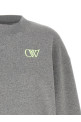 Толстовка с вышивкой OFF-WHITE 'Ow' Серый OWBA075S25FLE00405140514 Толстовка с вышивкой OFF-WHITE 'Ow' Серый OWBA075S25FLE00405140514