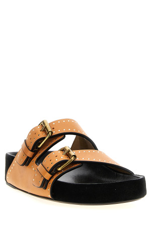 Босоніжки ISABEL MARANT 'Lennyo' Коричневі SD0118FAB1B11S23NL Босоніжки ISABEL MARANT 'Lennyo' Коричневі SD0118FAB1B11S23NL