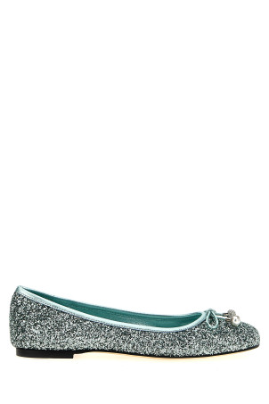 Балетки JIMMY CHOO 'Elme' Зеленый ELMEFLATPZFAQUAGREEN Балетки JIMMY CHOO 'Elme' Зеленый ELMEFLATPZFAQUAGREEN