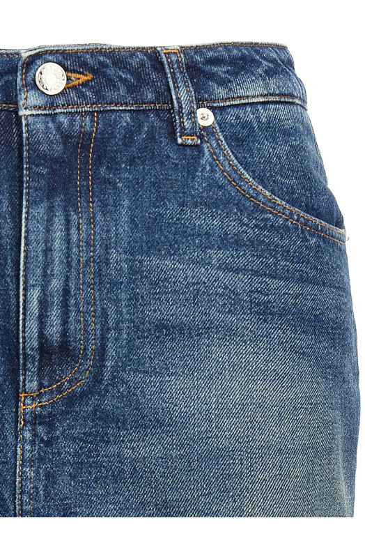 Denim mini skirt Blue Denim mini skirt Blue