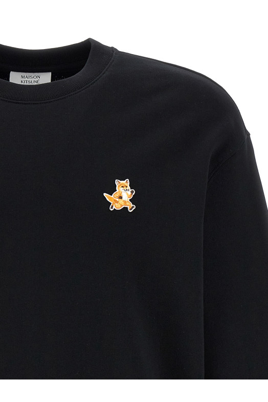 Толстовка MAISON KITSUNE 'Speedy Fox' Черный MM00313KM0321P199 Толстовка MAISON KITSUNE 'Speedy Fox' Черный MM00313KM0321P199