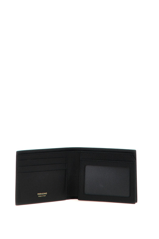 'Gancio' wallet + card holder set Black