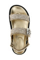 Босоніжки JIMMY CHOO 'Verity' Золото VERITYSANDALFLATGKNSANDCRYSTAL