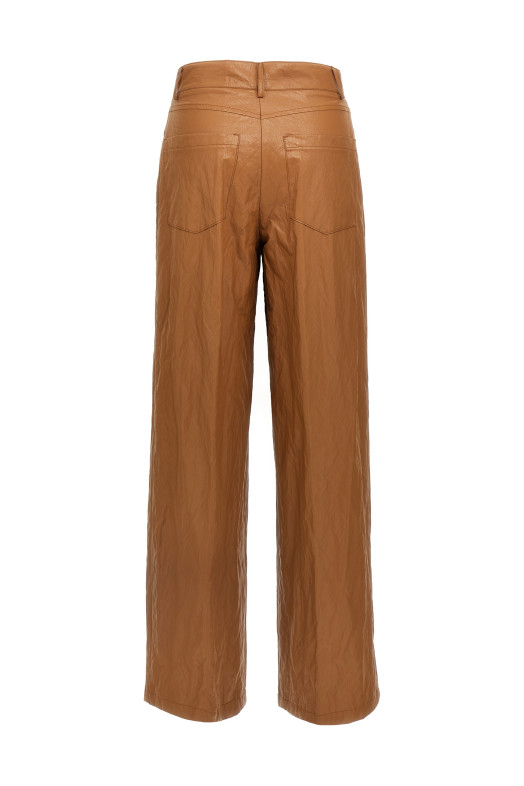 Leather-effect pants Brown Leather-effect pants Brown