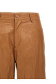 Leather-effect pants Brown Leather-effect pants Brown
