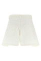 Wool insert shorts White