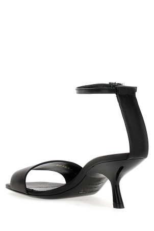 Сандалі «Evangelie» від Mr. Patentie Rossi x Evangelie Smyrniotaki, чорні SERGIO ROSSI (B03691MNAN071000)