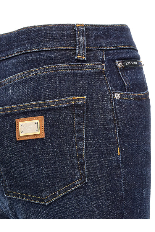 Джинси з п'ятьма кишенями Синій DOLCE & GABBANA FTC67DG8MB9S9001 Джинси з п'ятьма кишенями Синій DOLCE & GABBANA FTC67DG8MB9S9001