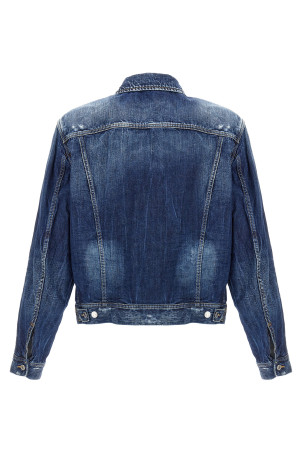 Куртка DSQUARED2 'Be Cool Be Nice Wash L.A.' синяя S71AN0599S30309470 Куртка DSQUARED2 'Be Cool Be Nice Wash L.A.' синяя S71AN0599S30309470