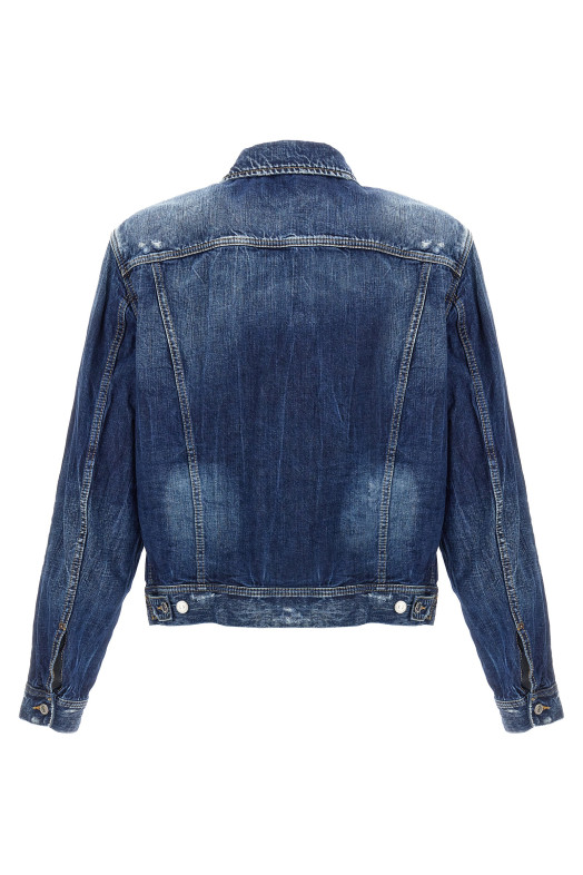 'Be Cool Be Nice Wash L.A.' jacket Blue 'Be Cool Be Nice Wash L.A.' jacket Blue