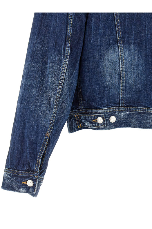 'Be Cool Be Nice Wash L.A.' jacket Blue 'Be Cool Be Nice Wash L.A.' jacket Blue