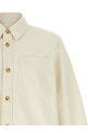 Logo embroidery shirt Beige Logo embroidery shirt Beige