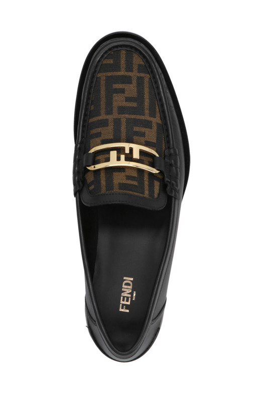 Мокасины FENDI 'O'Lock' Черный 7D1550AJZFF0R7R Мокасины FENDI 'O'Lock' Черный 7D1550AJZFF0R7R
