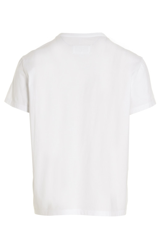 Футболка з вишивкою логотипу чорно-сіра MAISON MARGIELA S50GC0684S22816100 Футболка з вишивкою логотипу чорно-сіра MAISON MARGIELA S50GC0684S22816100