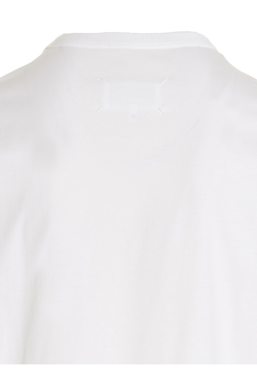 Футболка з вишивкою логотипу чорно-сіра MAISON MARGIELA S50GC0684S22816100 Футболка з вишивкою логотипу чорно-сіра MAISON MARGIELA S50GC0684S22816100