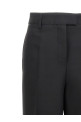 Stretched pleated trousers Black Stretched pleated trousers Black