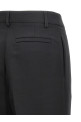 Stretched pleated trousers Black Stretched pleated trousers Black
