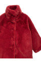 Faux fur coat Fuchsia