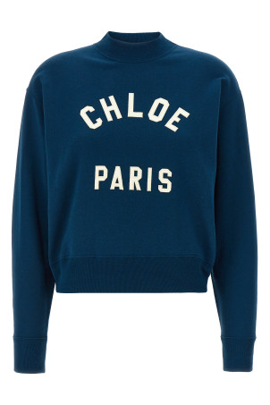Толстовка с логотипом Синий CHLOÉ CH24AJH121924C6 Толстовка с логотипом Синий CHLOÉ CH24AJH121924C6