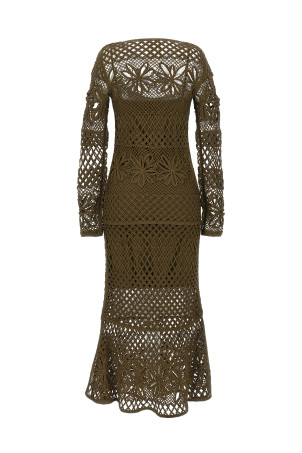Платье PINKO 'Fantasy net' Зеленый 104731A2FFX26 Платье PINKO 'Fantasy net' Зеленый 104731A2FFX26