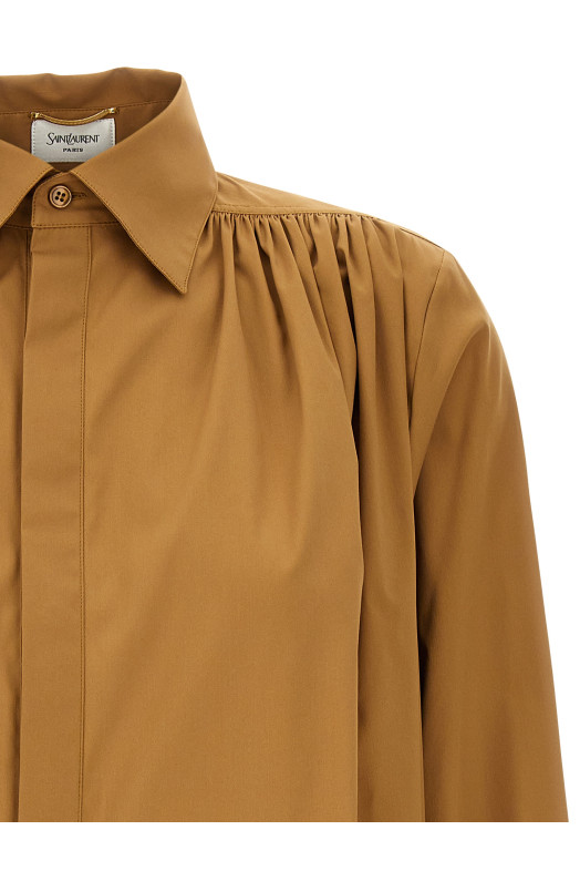 Блузка SAINT LAURENT 'SX07' Коричневый 822158Y7I232257 Блузка SAINT LAURENT 'SX07' Коричневый 822158Y7I232257