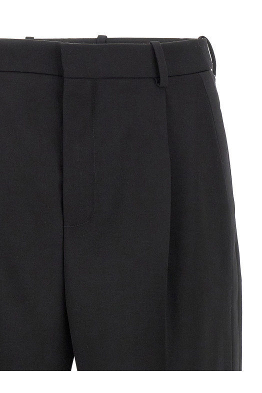 Брюки SAINT LAURENT 'Smocking' Черный 821988Y512W1000 Брюки SAINT LAURENT 'Smocking' Черный 821988Y512W1000