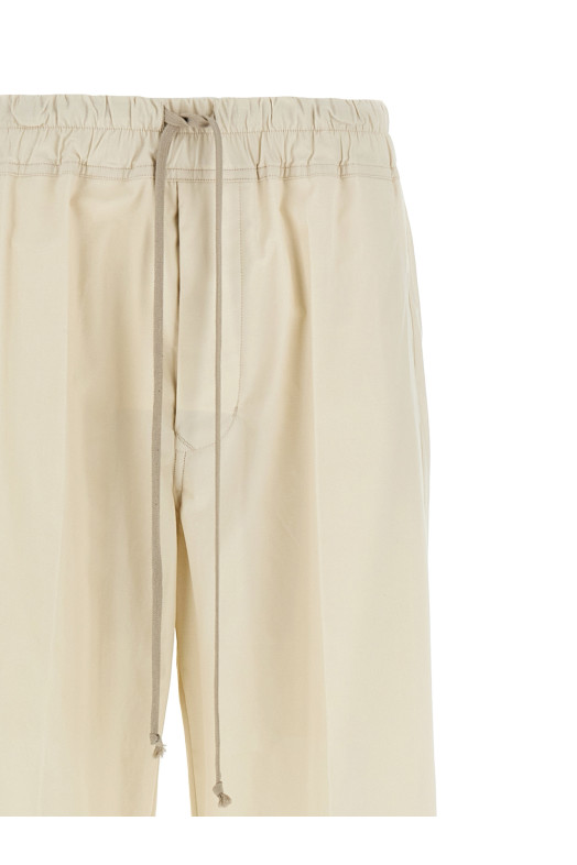 Брюки RICK OWENS 'Dietrich Drawnstring' Бежевый RP01E7325P41 Брюки RICK OWENS 'Dietrich Drawnstring' Бежевый RP01E7325P41