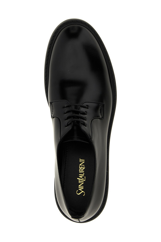Туфли на шнуровке SAINT LAURENT 'Antoine' Черный 819713AAEHH1000 Туфли на шнуровке SAINT LAURENT 'Antoine' Черный 819713AAEHH1000