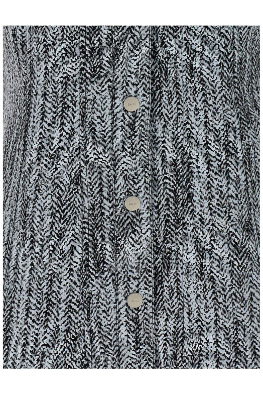 Сукня з твіду Різнобарвна GANNI W0186371 Сукня з твіду Різнобарвна GANNI W0186371