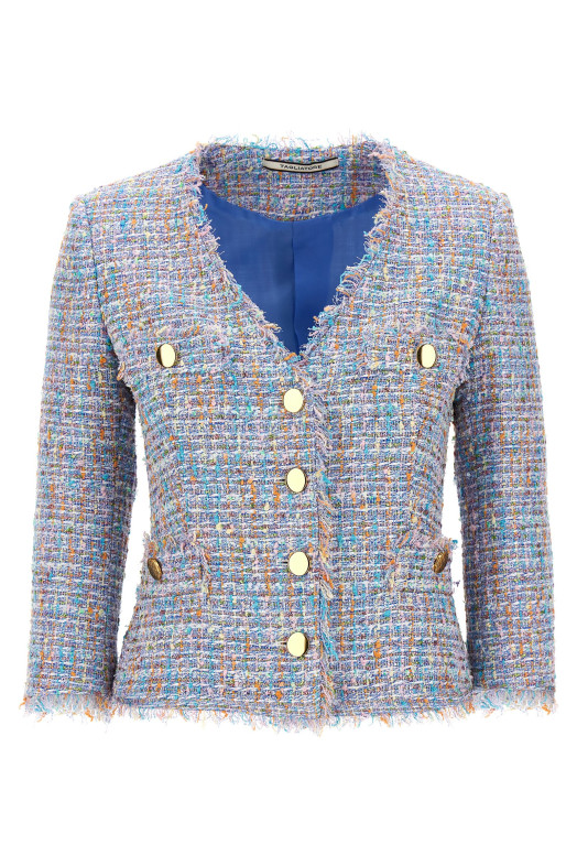 Твідовий піджак Різнокольоровий TAGLIATORE DHARMA160063I1291 Твідовий піджак Різнокольоровий TAGLIATORE DHARMA160063I1291