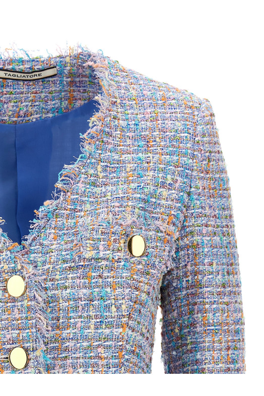 Твідовий піджак Різнокольоровий TAGLIATORE DHARMA160063I1291 Твідовий піджак Різнокольоровий TAGLIATORE DHARMA160063I1291
