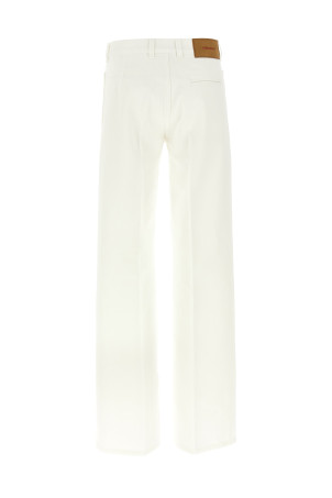 Прямі джинси Білий FERRAGAMO 780548WHITE Прямі джинси Білий FERRAGAMO 780548WHITE
