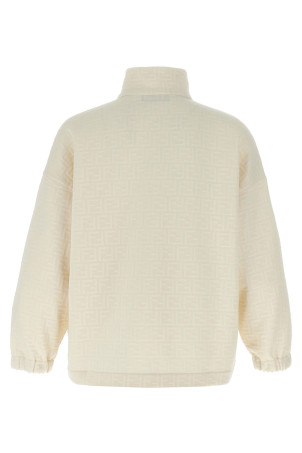 Світшот з логотипом на всю поверхню Білий FENDI FAF743AU8OF1BJD