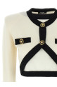 Светр BALMAIN 'Filo Leone Catena' чорно-сірий EF1KA120KH91GAU Светр BALMAIN 'Filo Leone Catena' чорно-сірий EF1KA120KH91GAU
