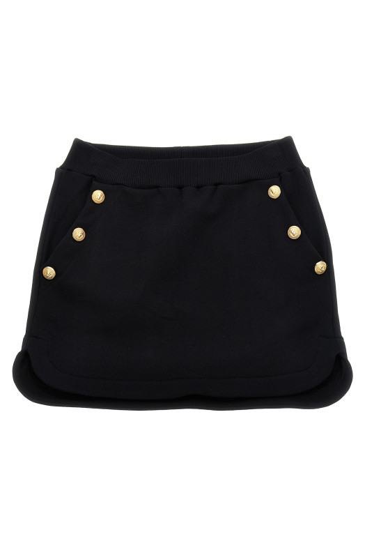 Спідниця BALMAIN KIDS 'Leone Catena' чорна BW7A21Z1753930OR Спідниця BALMAIN KIDS 'Leone Catena' чорна BW7A21Z1753930OR