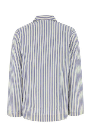 Embroidered poplin shirt TEKLA (POPLINPYJAMASSHIRT) Embroidered poplin shirt TEKLA (POPLINPYJAMASSHIRT)
