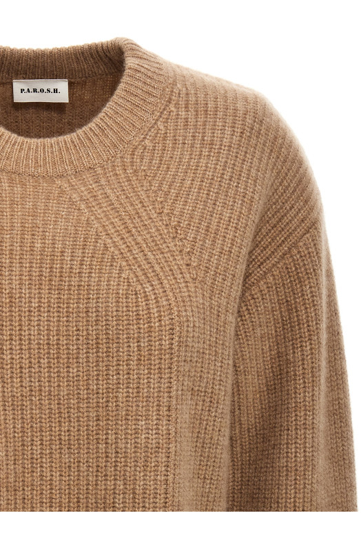 Кашеміровий светр Бежевий PAROSH D540757WANT004 Кашеміровий светр Бежевий PAROSH D540757WANT004