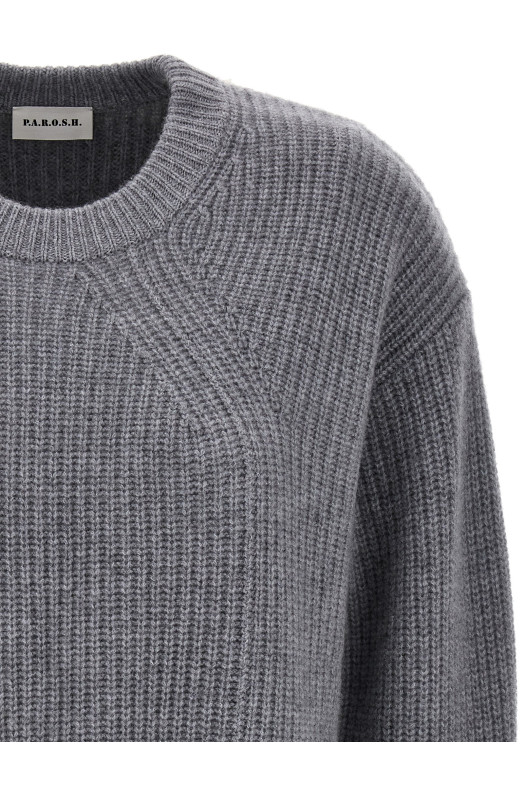 Кашеміровий светр Сірий PAROSH D540757WANT018