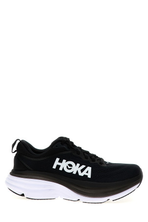 Кроссовки HOKA ONE ONE 'Bondi 8' Черно-серые 1127952BWHT Кроссовки HOKA ONE ONE 'Bondi 8' Черно-серые 1127952BWHT