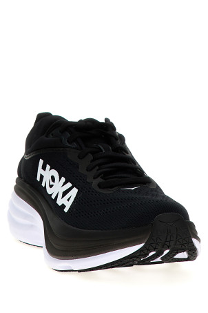 Кроссовки HOKA ONE ONE 'Bondi 8' Черно-серые 1127952BWHT Кроссовки HOKA ONE ONE 'Bondi 8' Черно-серые 1127952BWHT
