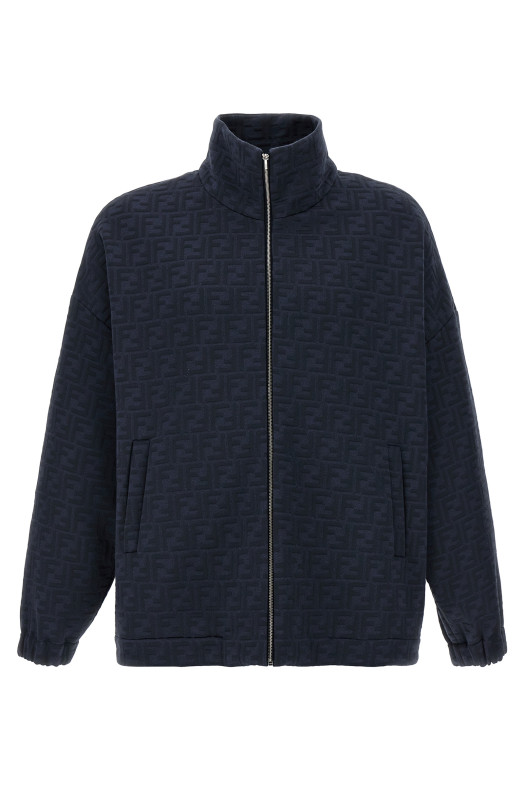 Світшот з монограмою FF Синій FENDI FAF743AU8OF1H3O