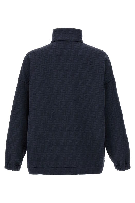 Світшот з монограмою FF Синій FENDI FAF743AU8OF1H3O