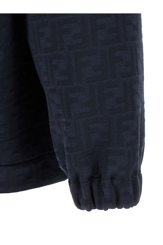 Світшот з монограмою FF Синій FENDI FAF743AU8OF1H3O