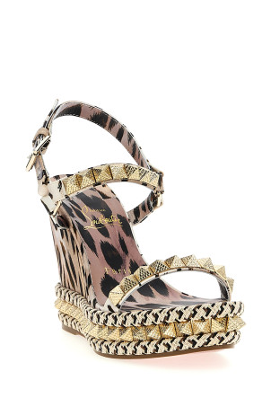 Сандалии CHRISTIAN LOUBOUTIN 'Pyraclou' Многоцветный 12507889002 Сандалии CHRISTIAN LOUBOUTIN 'Pyraclou' Многоцветный 12507889002