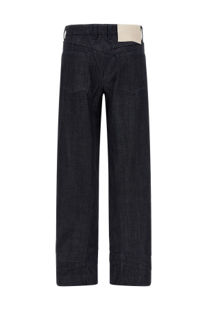 Джинсы из денима Черные JIL SANDER J04KA0114J46463010 Джинсы из денима Черные JIL SANDER J04KA0114J46463010