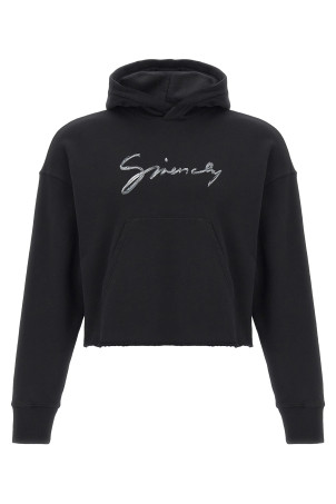 Cropped hoodie Black Cropped hoodie Black